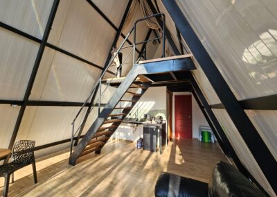 Chalé Sala pousada hortela pimenta